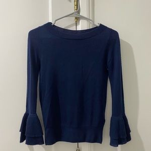 J.Crew Navy Blue 100% Cashmere Sweater